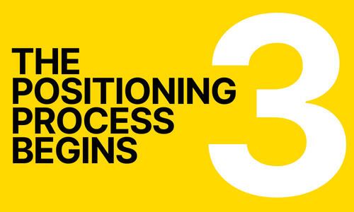 3. The positioning process begins